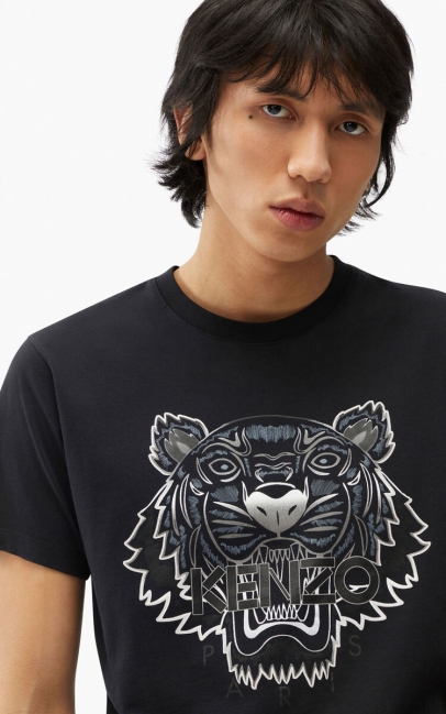 Kenzo Men Gradient Tiger T-shirt Black